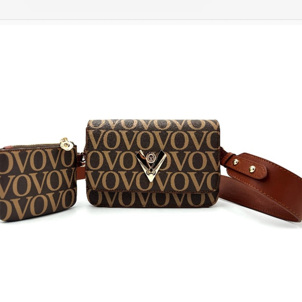 Valentino Orlandi Brown Crossbody Bag